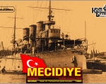 Turkish Protected Cruiser Mecidiye, 1903, 1/350