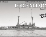 70451 - Battleship HMS Lord Nelson, 1908, 1/700