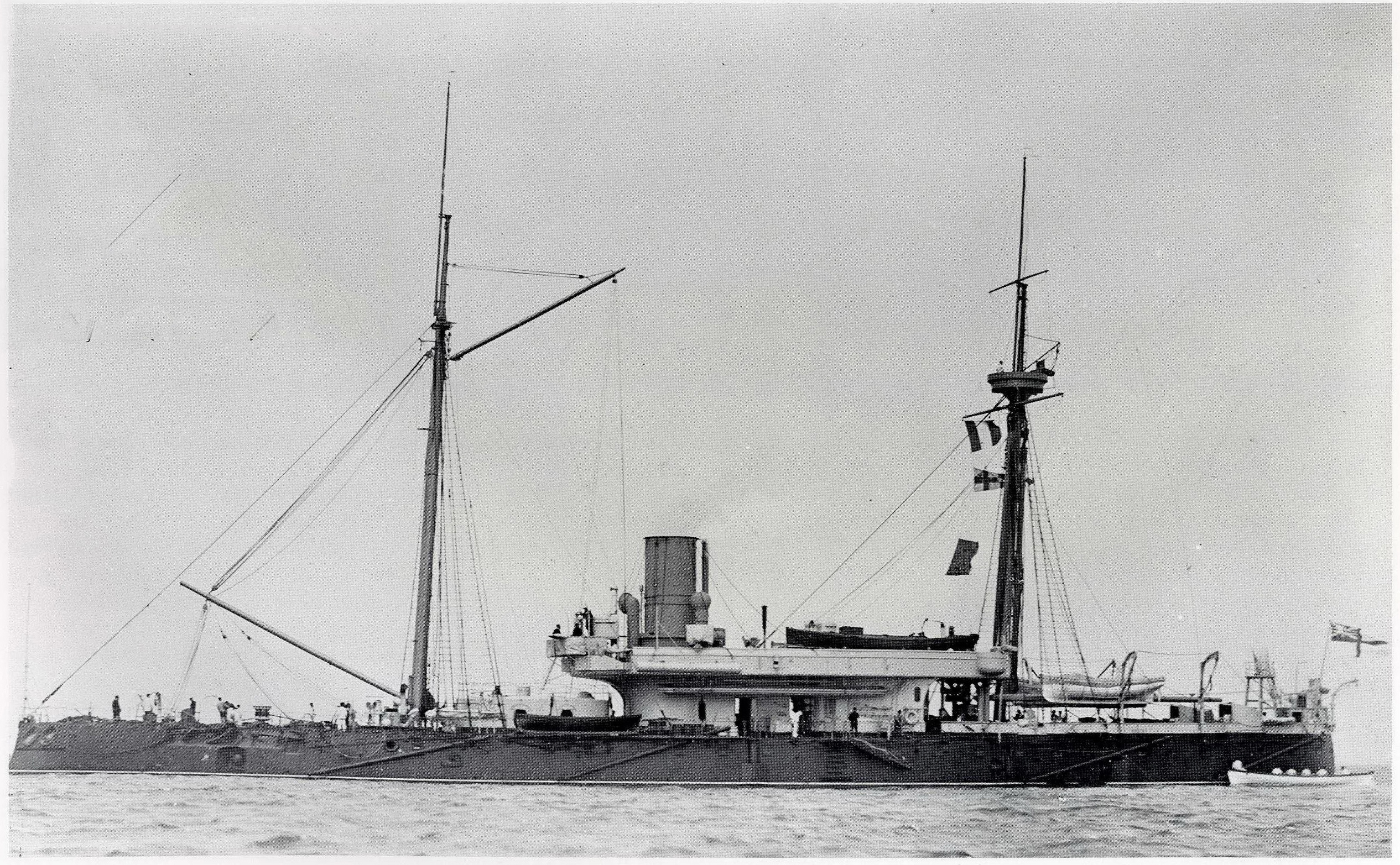 69999 HMS Rupert battleship 1874