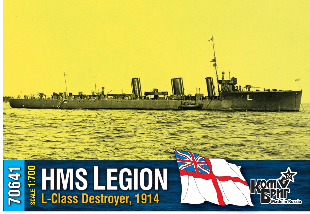 70641 - Destroyer HMS Legion, 1914, 1/700