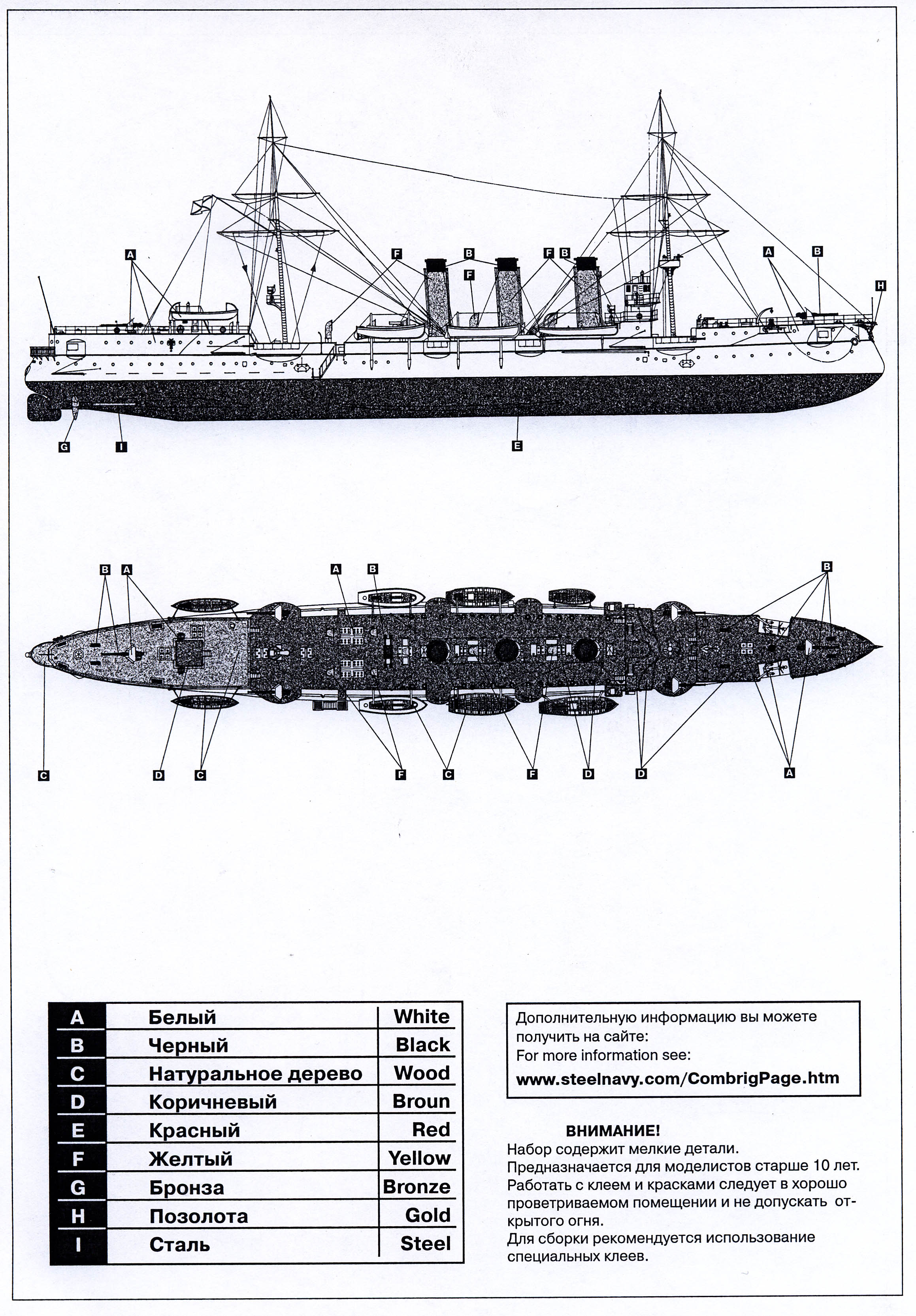 Крейсер боярин 1904 чертежи